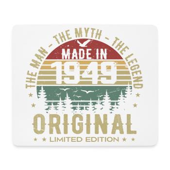 Original 1949 Retro 1949 Birthday Gift 1949 - Mouse Pad (horizontal) - white - Front
