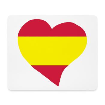 Spanischen Herz - Mousepad (Querformat) - Weiß - Vorne