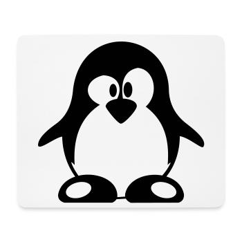pinguin - Mousepad (Querformat) - Weiß - Vorne