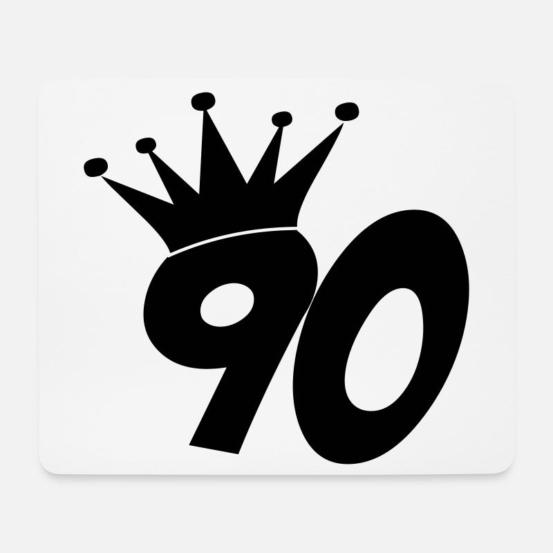 90 / geburtstag / Sport / birthday / neunzig - Mousepad (Querformat) - Weiß