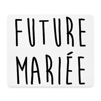 Mariage / Marié / Mariée / Femme / Fiancée / Amour - Tapis de souris (format paysage) - blanc - Devant