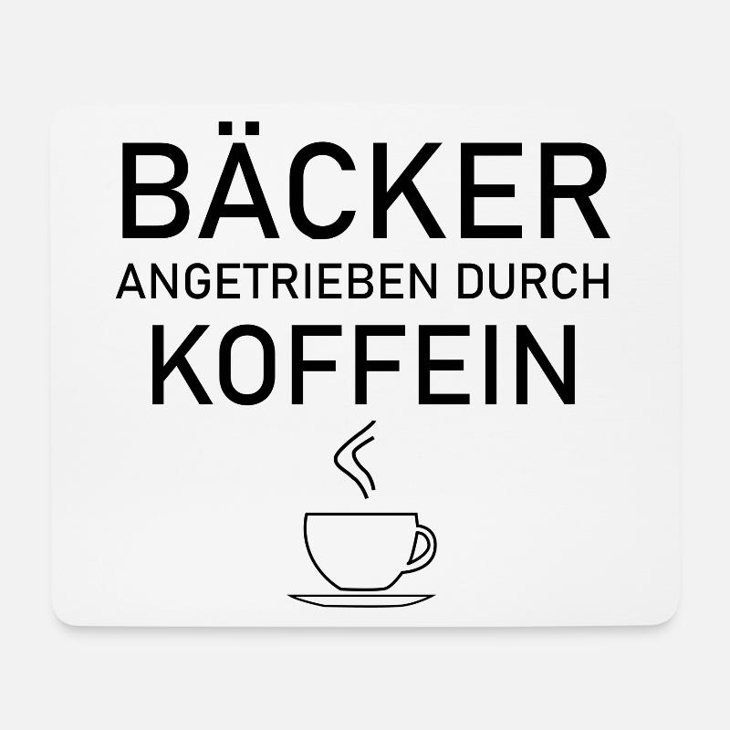 Bäcker - Mousepad (Querformat) - Weiß