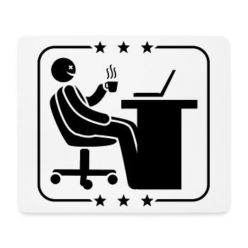 Chef Faul Boss Chillen - Mouse Pad (horizontal) - white - Front