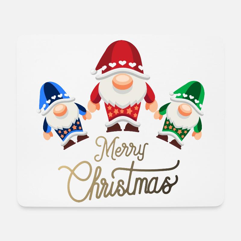 Gnomentrio Christmas Magic - Mouse Pad (horizontal) - white