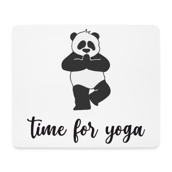 C’est le temps du yoga - Tapis de souris (format paysage) - blanc - Devant