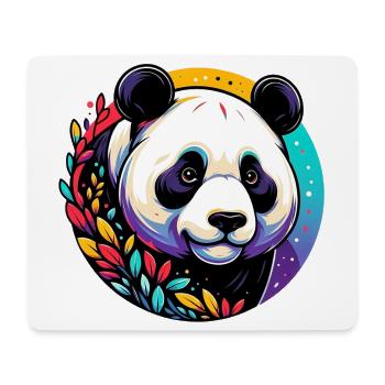 Panda - Mousepad (Querformat) - Weiß - Vorne
