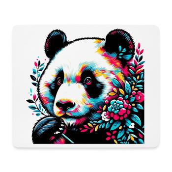 Panda - Mousepad (Querformat) - Weiß - Vorne