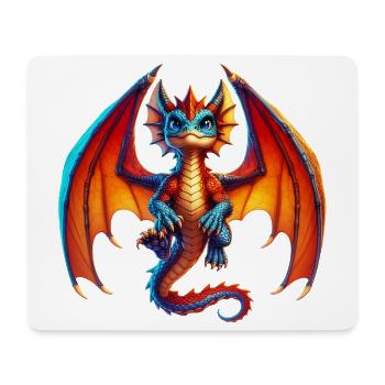 Dragon - Mouse Pad (horizontal) - white - Front