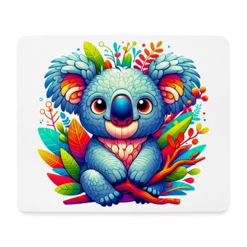 Koala - Mousepad (Querformat) - Weiß - Vorne