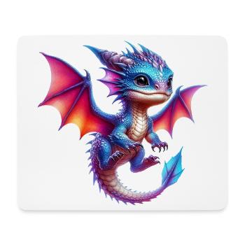 Dragon - Mouse Pad (horizontal) - white - Front
