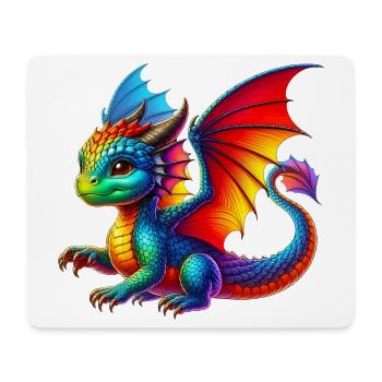 Dragon - Mouse Pad (horizontal) - white - Front