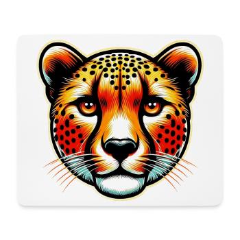 Cheetah - Mouse Pad (horizontal) - white - Front