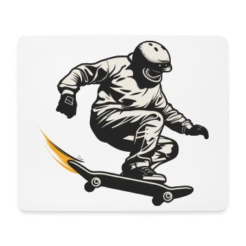 Skateboarder - Mousepad (Querformat) - Weiß - Vorne