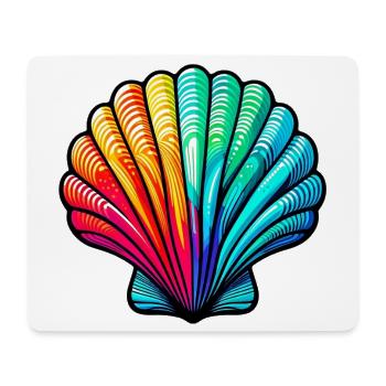 Shell - Mouse Pad (horizontal) - white - Front