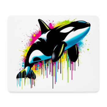 Killer whale - Mouse Pad (horizontal) - white - Front
