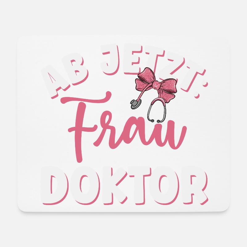 Ärztin Frau Doktor - Mousepad (Querformat) - Weiß