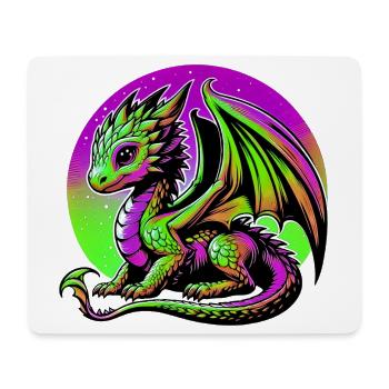 Dragon - Mouse Pad (horizontal) - white - Front