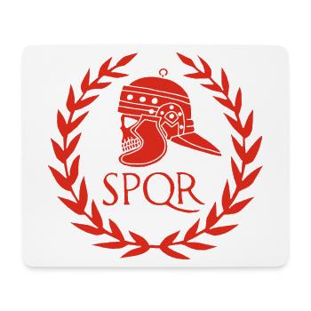 Roman Empire and the Red Skull - Mouse Pad (horizontal) - white - Front
