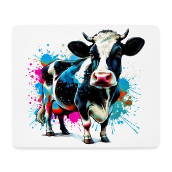 Cow - Mouse Pad (horizontal) - white - Front