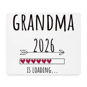 Grandma to be 2026 Geschenk Schwangerschaft - Mousepad (Querformat) - Weiß - Vorne