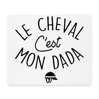 Reiten Reitsport Phrase Humor - Mousepad (Querformat) - Weiß - Vorne