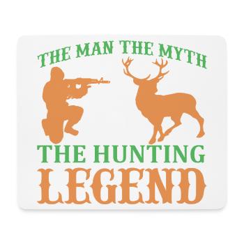 Jagd Legende - Mousepad (Querformat) - Weiß - Vorne