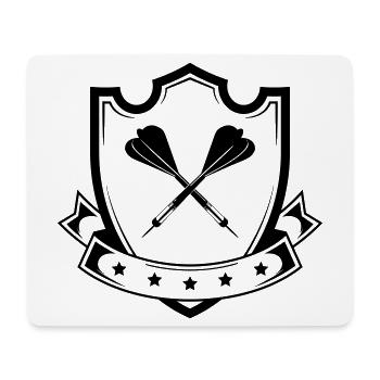 Armoiries de Dart - Tapis de souris (format paysage) - blanc - Devant