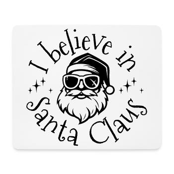 I believe in Santa - Mouse Pad (horizontal) - white - Front