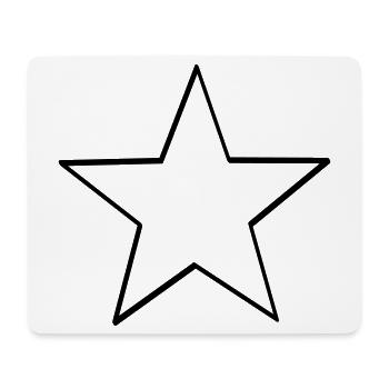 Illustration stellaire - Tapis de souris (format paysage) - blanc - Devant