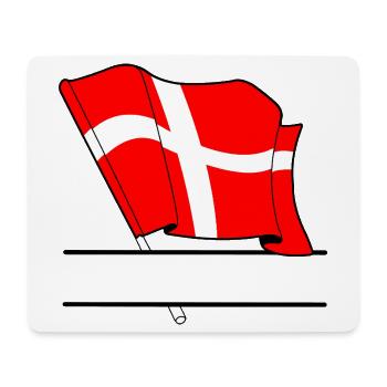 DENMARK – Name Space - Mouse Pad (horizontal) - white - Front