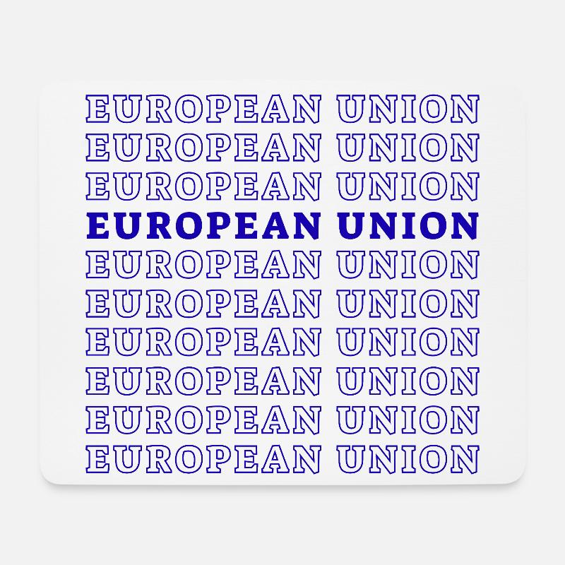 EUROPEAN UNION - Mouse Pad (horizontal) - white