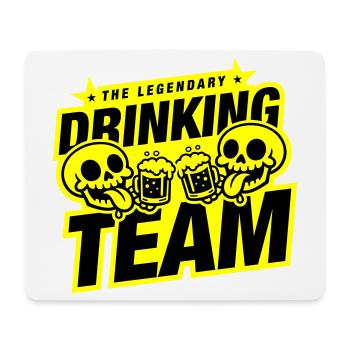 Drinking Team Skelett Bier - Mousepad (Querformat) - Weiß - Vorne