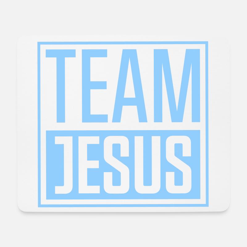 Team Jesus - Mouse Pad (horizontal) - white