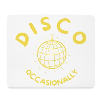 Disco Occasionally - Together Together Retroyellow - Mouse Pad (horizontal) - white - Front