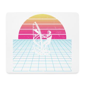 Statement for all windsurfers - Mouse Pad (horizontal) - white - Front