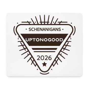 Shenanigans 2026 Badge design - Mouse Pad (horizontal) - white - Front