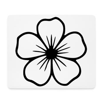 Hibiscus Flower Hibiscus Hawaiian Blossom - Mouse Pad (horizontal) - white - Front