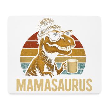 Mamasaurus Mama Mutter Geschenkidee Humor Lustig - Mousepad (Querformat) - Weiß - Vorne