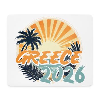 Greece 2026 - Mousepad (Querformat) - Weiß - Vorne