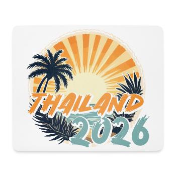 Thailand 2026 - Mousepad (Querformat) - Weiß - Vorne