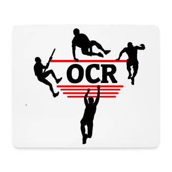 OCR-Stärke – Obstacle Focus Design - Mousepad (Querformat) - Weiß - Vorne