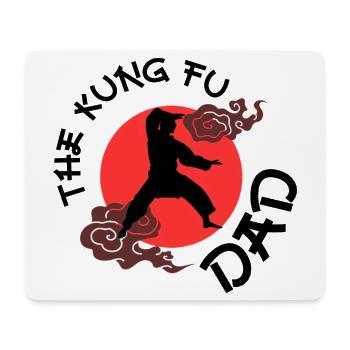 Der Kung-Fu-Vater - Mousepad (Querformat) - Weiß - Vorne
