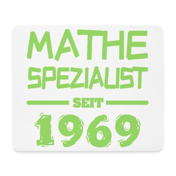 Math specialist 1969 - Mouse Pad (horizontal) - white - Front