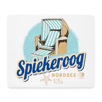 Spiekeroog Ostfriesland Deutschland Insel Nordsee - Mousepad (Querformat) - Weiß - Vorne