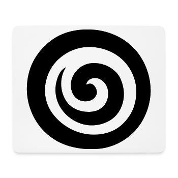 japonaise spirale - Tapis de souris (format paysage) - blanc - Devant