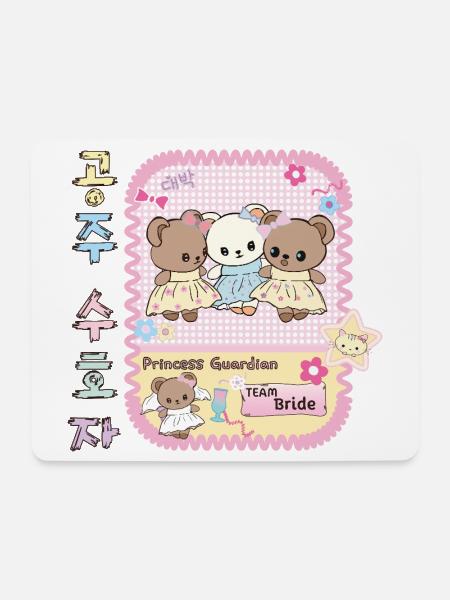 Junggesellinnenabschied Team Junggesellinnenabschied Kawaii koreanischer K-Pop - Mousepad (Querformat) - Weiß
