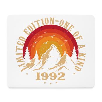Vintage 1992 Retro 1992 Anniversary Gift 1992 - Mouse Pad (horizontal) - white - Front