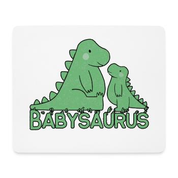 Babysaurus - Dino Dinosaur Gift for Babies - Mouse Pad (horizontal) - white - Front