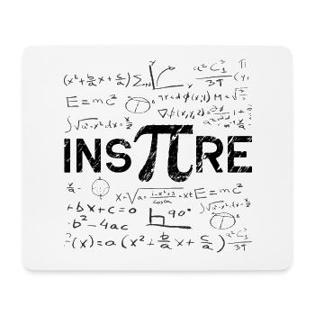 Inspire Mathe - PI - Mathématicien - Tapis de souris (format paysage) - blanc - Devant