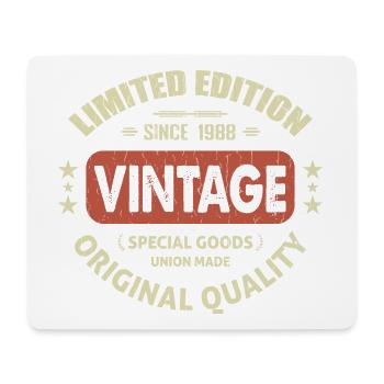 Vintage 1988 Cadeau D'anniversaire 1988 Retro 1988 - Tapis de souris (format paysage) - blanc - Devant
